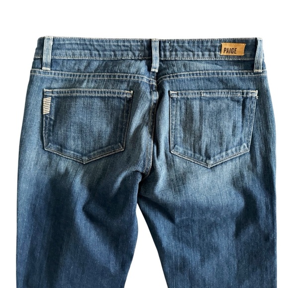 Paige Jimmy Jimmy distressed skinny Jeans women’s sz 27 gold  boho artsy unique - Picture 12 of 15